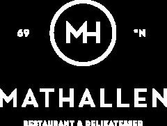 Mathallen logo hvit